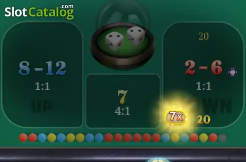 Скрин3. 7 Up 7 Down (Hotdog Gaming) слот