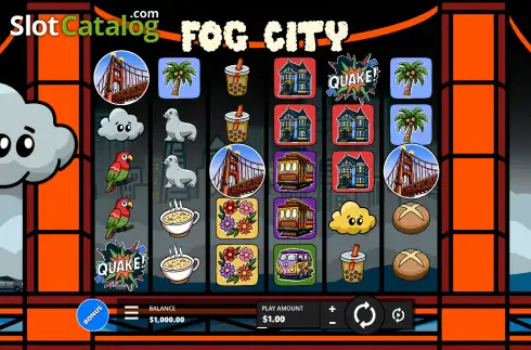 Скрин2. Fog City слот