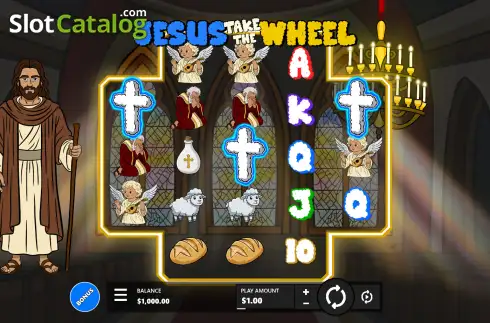 Скрин2. Jesus Take The Wheel слот