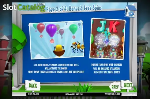 Скрин7. Happy Birds слот