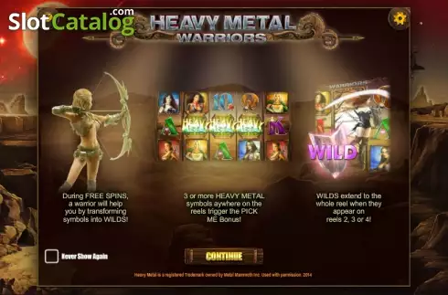 Скрин2. Heavy Metal Warriors слот