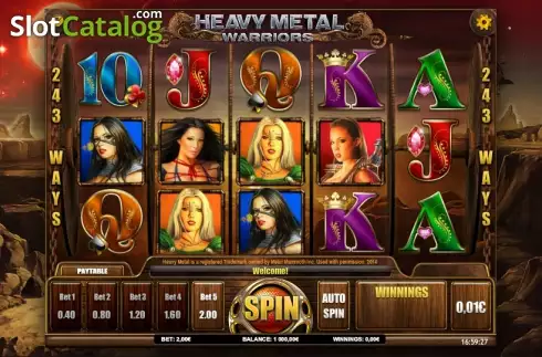 Скрин3. Heavy Metal Warriors слот