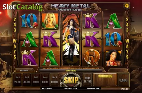 Скрин5. Heavy Metal Warriors слот