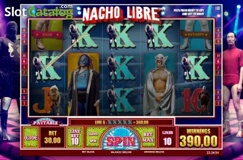 Скрин4. Nacho Libre слот