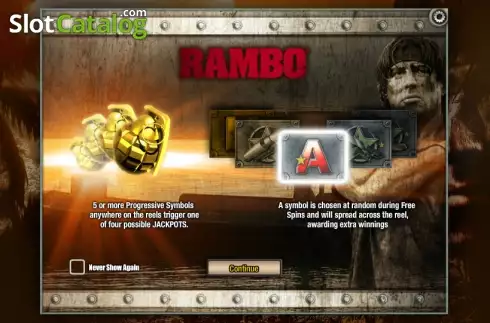 Скрин2. Rambo (iSoftBet) слот