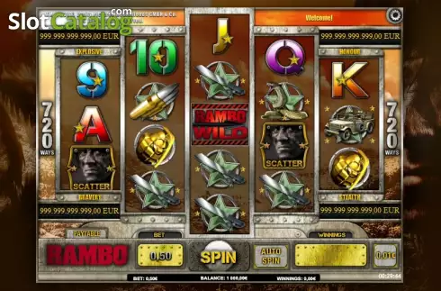 Скрин3. Rambo (iSoftBet) слот