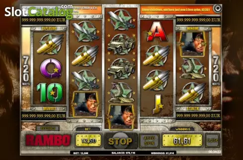 Скрин4. Rambo (iSoftBet) слот