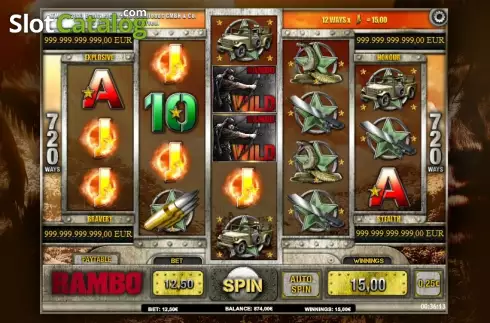 Скрин5. Rambo (iSoftBet) слот