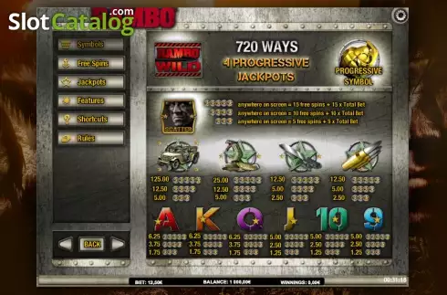 Скрин9. Rambo (iSoftBet) слот