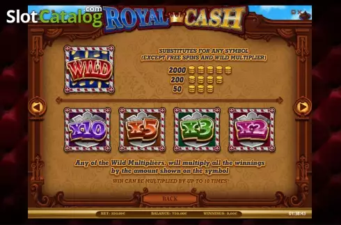 Скрин5. Royal Cash слот
