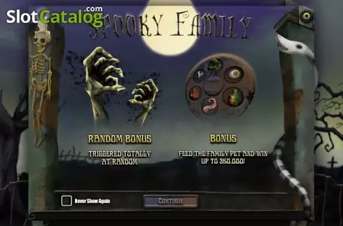 Скрин2. Spooky Family слот