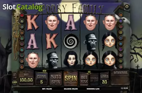 Скрин3. Spooky Family слот