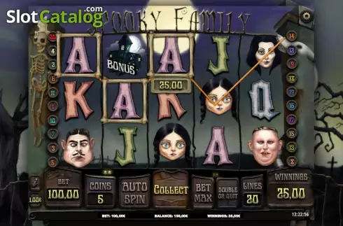 Скрин4. Spooky Family слот