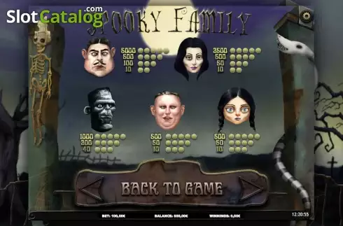 Скрин8. Spooky Family слот