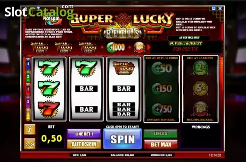 Скрин3. Super Lucky Reels слот