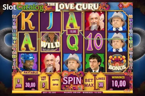 Скрин4. The Love Guru слот