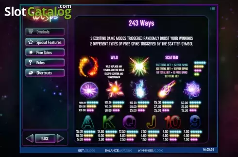 Скрин6. Wisps (iSoftBet) слот