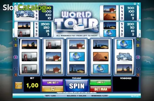 Скрин2. World Tour ( iSoftBet) слот