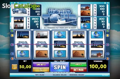 Скрин4. World Tour ( iSoftBet) слот