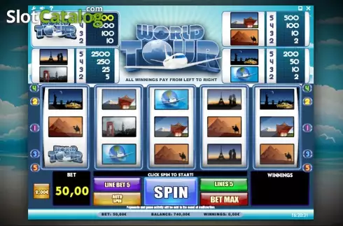 Скрин3. World Tour ( iSoftBet) слот