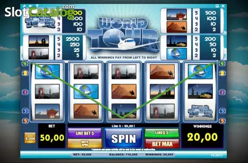 Скрин6. World Tour ( iSoftBet) слот