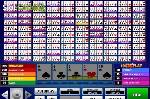 Скрин5. 100x Play Poker слот