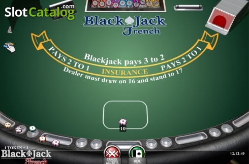 Скрин2. Blackjack French (iSoftBet) слот