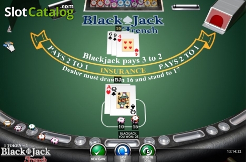 Скрин3. Blackjack French (iSoftBet) слот