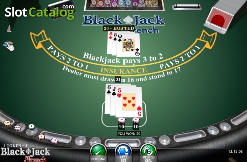 Скрин5. Blackjack French (iSoftBet) слот