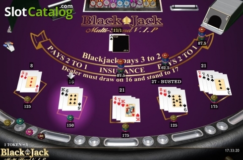 Скрин4. Blackjack VIP MH (iSoftBet) слот