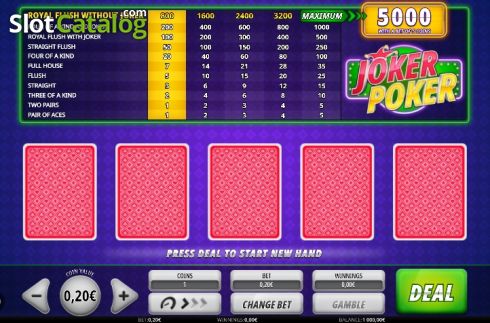Скрин2. Joker Poker (iSoftBet) слот