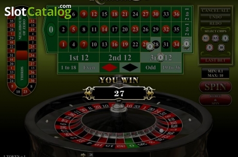 Скрин4. Roulette 3D (iSoftBet) слот