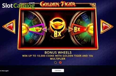 Скрин2. Golden Tiger (iSoftBet) слот