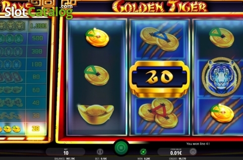 Скрин4. Golden Tiger (iSoftBet) слот