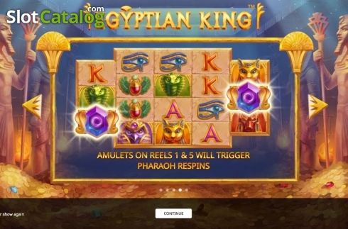 Скрин2. Egyptian King слот