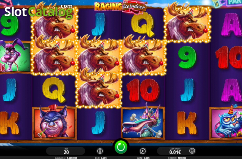 Скрин3. Raging Reindeer слот