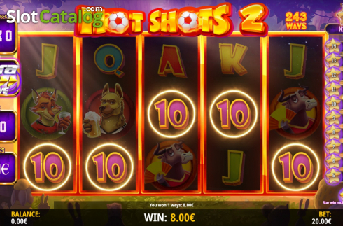 Скрин3. Hot Shots 2 слот