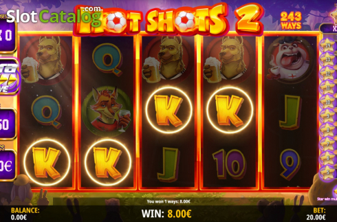 Скрин6. Hot Shots 2 слот