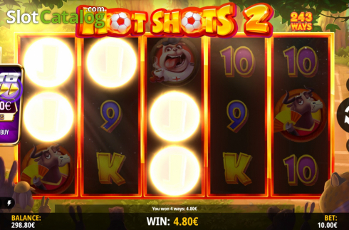 Скрин5. Hot Shots 2 слот