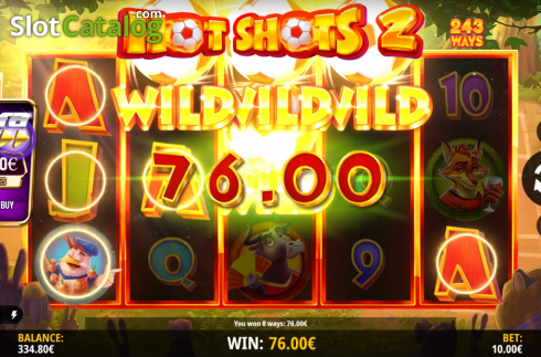 Скрин4. Hot Shots 2 слот