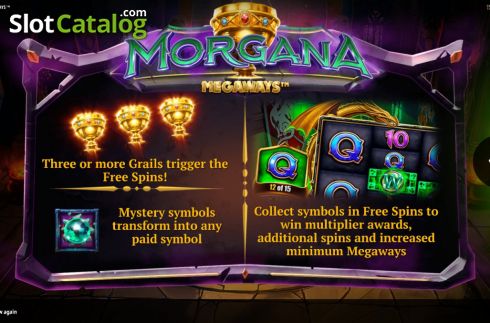 Скрин2. Morgana Megaways слот