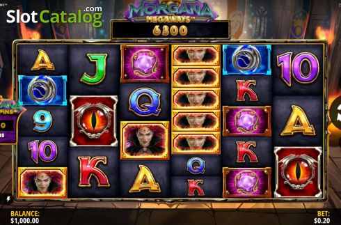 Скрин3. Morgana Megaways слот