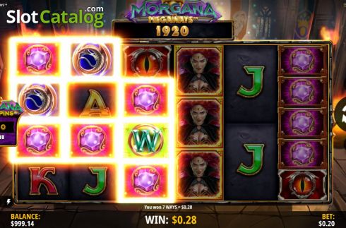 Скрин4. Morgana Megaways слот