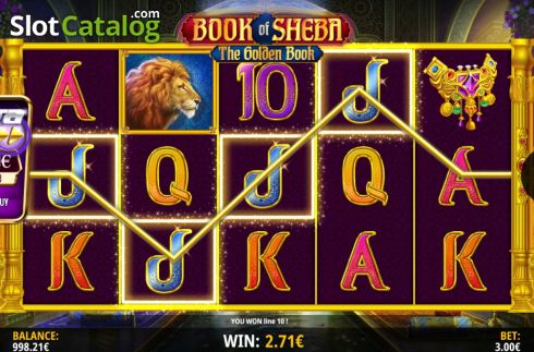 Скрин4. Book of Sheba (iSoftBet) слот