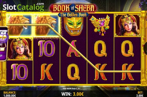 Скрин5. Book of Sheba (iSoftBet) слот