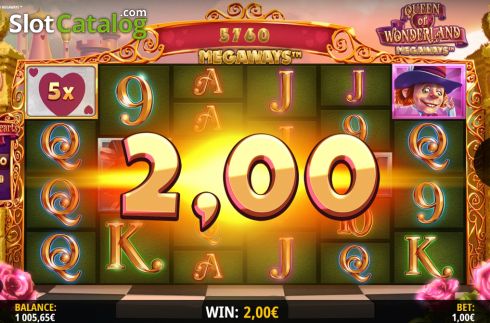 Скрин4. Queen of Wonderland Megaways слот