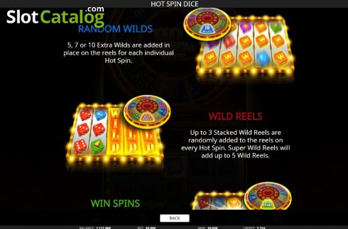 Скрин8. Hot Spin Dice слот
