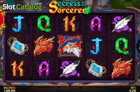 Скрин3. Secrets Of The Sorcerer слот