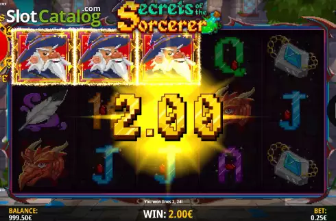 Скрин4. Secrets Of The Sorcerer слот