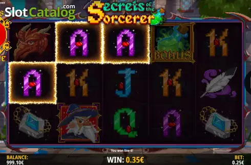 Скрин5. Secrets Of The Sorcerer слот